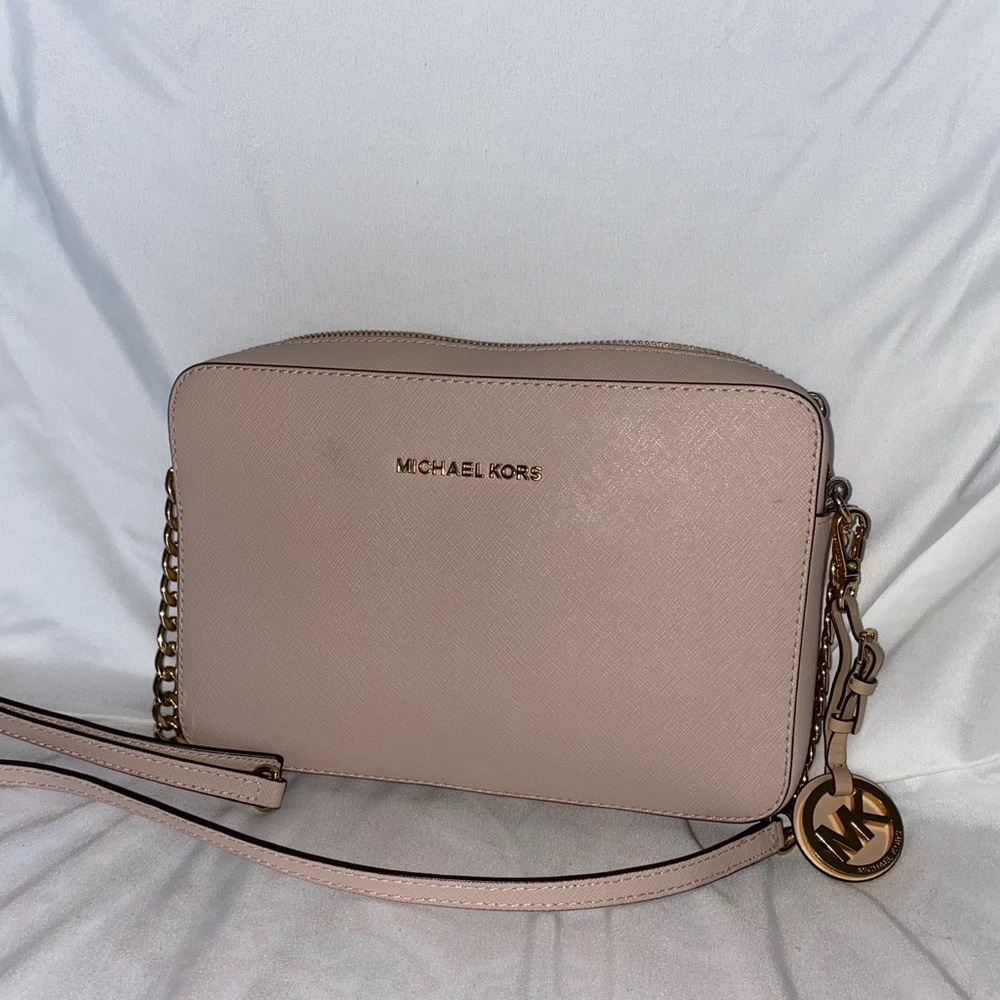Michael Kors Jet Set Saffiano Leather Crossbody